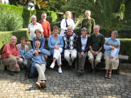 catacombes-groupe Groupe aux catacombes de Saint-Callixte, octobre 2008